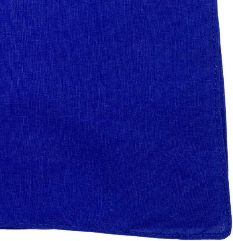 MD Style باندانا بلون صلب 100% قطن للرجال والنساء 22" × 22" منديل رأس وشال - Image 2